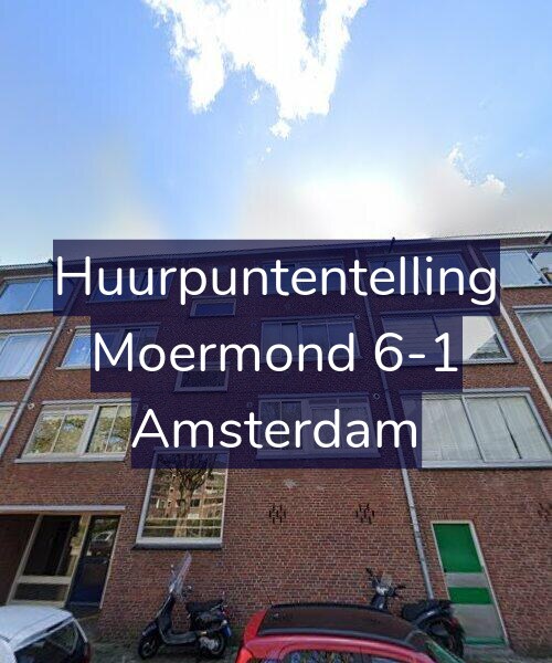 Foto gevel Huurpuntentelling voor Moermond 6-1, Amsterdam