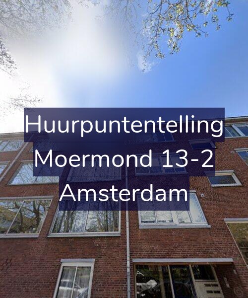 Foto gevel Huurpuntentelling voor Moermond 13-2, Amsterdam