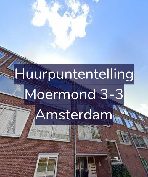 Foto gevel Huurpuntentelling voor Moermond 3-3, Amsterdam
