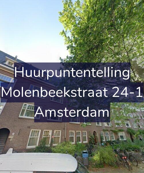 Foto gevel Huurpuntentelling voor Molenbeekstraat 24-1, Amsterdam