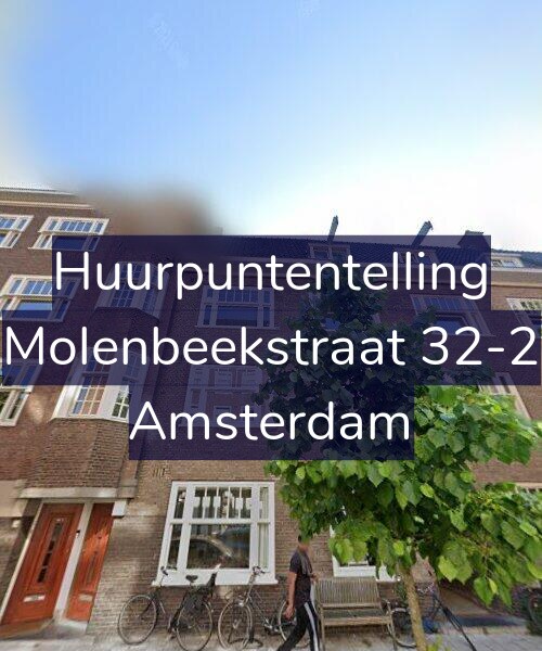 Foto gevel Huurpuntentelling voor Molenbeekstraat 32-2, Amsterdam