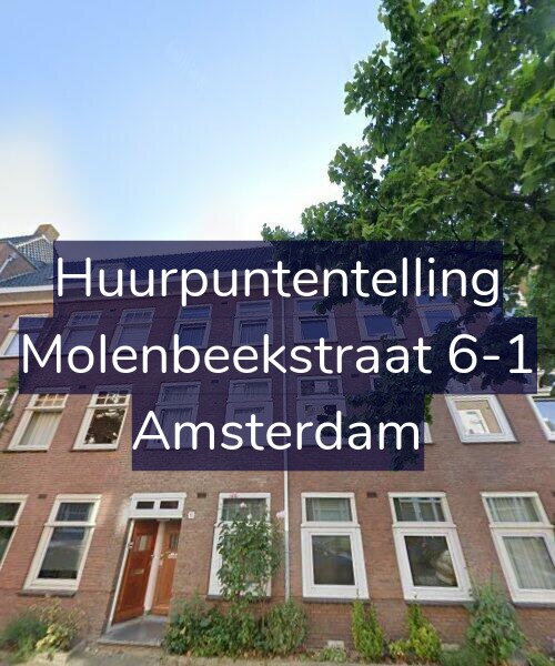 Foto gevel Huurpuntentelling voor Molenbeekstraat 6-1, Amsterdam