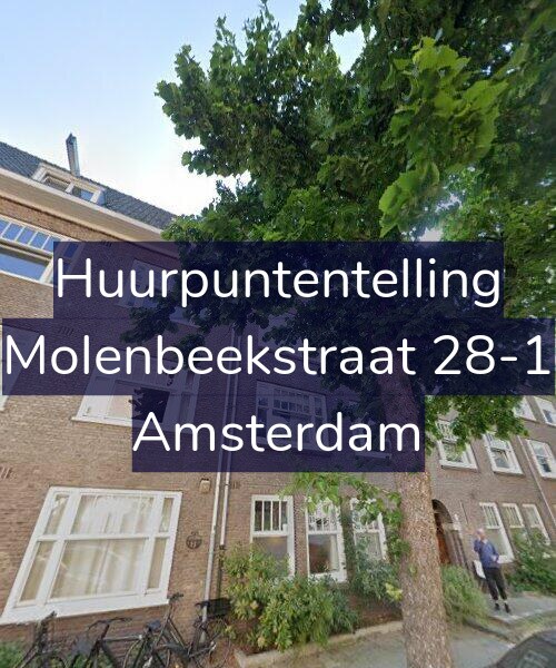 Foto gevel Huurpuntentelling voor Molenbeekstraat 28-1, Amsterdam