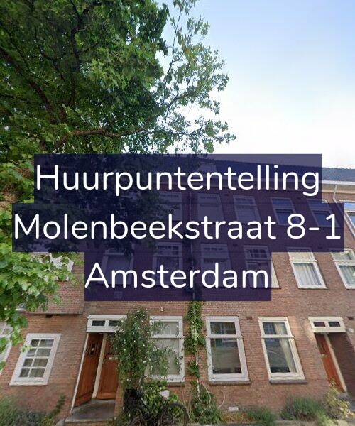 Foto gevel Huurpuntentelling voor Molenbeekstraat 8-1, Amsterdam