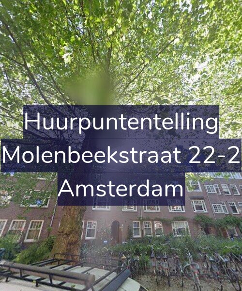 Foto gevel Huurpuntentelling voor Molenbeekstraat 22-2, Amsterdam