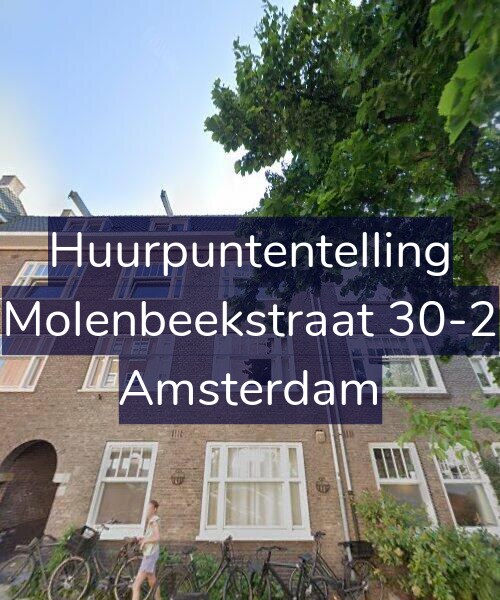 Foto gevel Huurpuntentelling voor Molenbeekstraat 30-2, Amsterdam