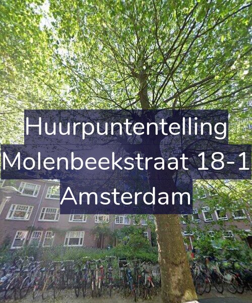 Foto gevel Huurpuntentelling voor Molenbeekstraat 18-1, Amsterdam