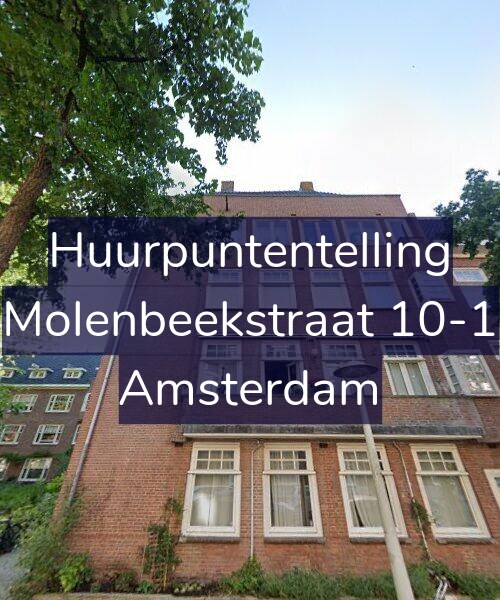 Foto gevel Huurpuntentelling voor Molenbeekstraat 10-1, Amsterdam