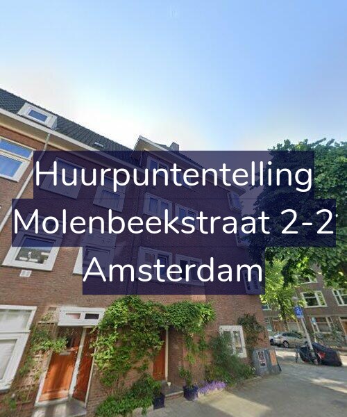 Foto gevel Huurpuntentelling voor Molenbeekstraat 2-2, Amsterdam