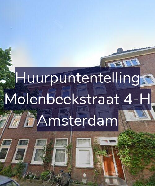 Foto gevel Huurpuntentelling voor Molenbeekstraat 4-H, Amsterdam