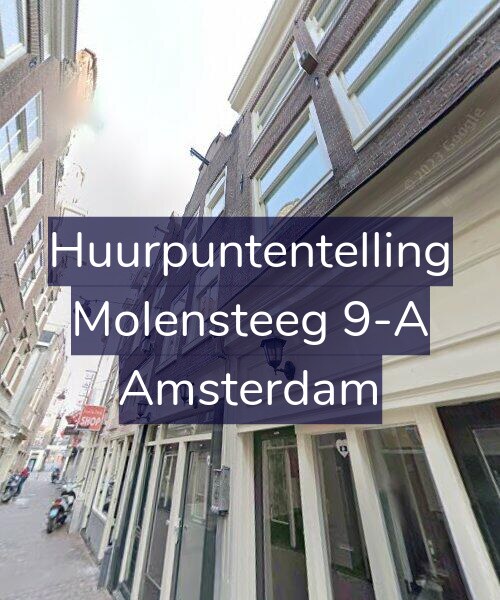 Foto gevel Huurpuntentelling voor Molensteeg 9-A, Amsterdam