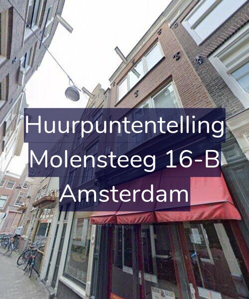 Foto gevel Huurpuntentelling voor Molensteeg 16-B, Amsterdam