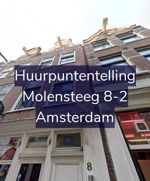 Foto gevel Huurpuntentelling voor Molensteeg 8-2, Amsterdam