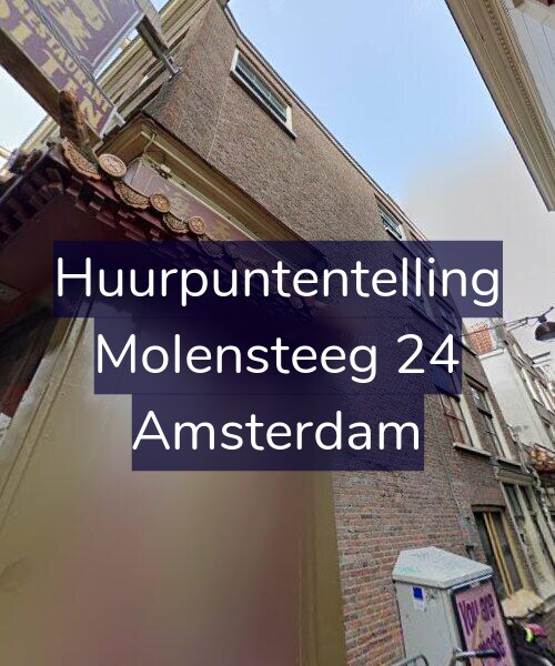 Foto gevel Huurpuntentelling voor Molensteeg 24, Amsterdam