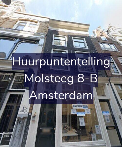 Foto gevel Huurpuntentelling voor Molsteeg 8-B, Amsterdam