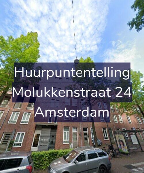 Foto gevel Huurpuntentelling voor Molukkenstraat 24, Amsterdam