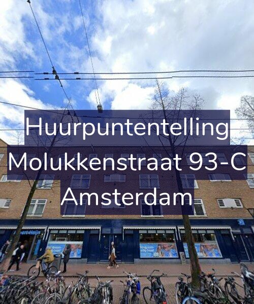 Foto gevel Huurpuntentelling voor Molukkenstraat 93-C, Amsterdam