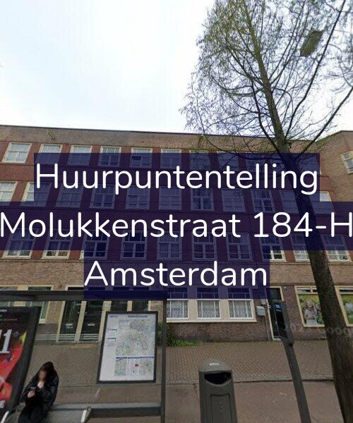 Foto gevel Huurpuntentelling voor Molukkenstraat 184-H, Amsterdam