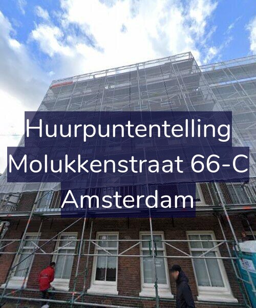 Foto gevel Huurpuntentelling voor Molukkenstraat 66-C, Amsterdam