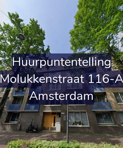 Foto gevel Huurpuntentelling voor Molukkenstraat 116-A, Amsterdam