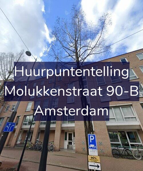 Foto gevel Huurpuntentelling voor Molukkenstraat 90-B, Amsterdam