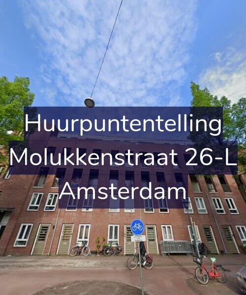 Foto gevel Huurpuntentelling voor Molukkenstraat 26-L, Amsterdam