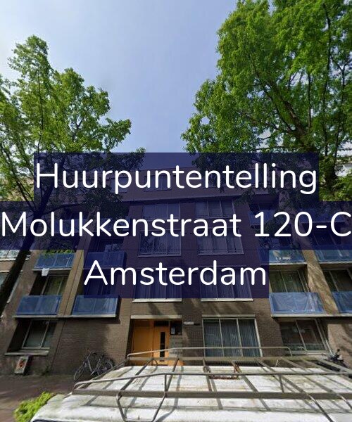 Foto gevel Huurpuntentelling voor Molukkenstraat 120-C, Amsterdam