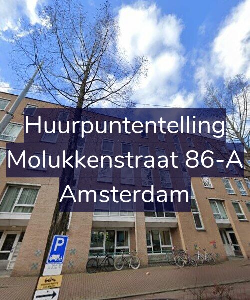 Foto gevel Huurpuntentelling voor Molukkenstraat 86-A, Amsterdam