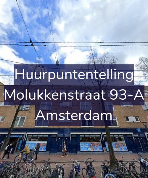 Foto gevel Huurpuntentelling voor Molukkenstraat 93-A, Amsterdam