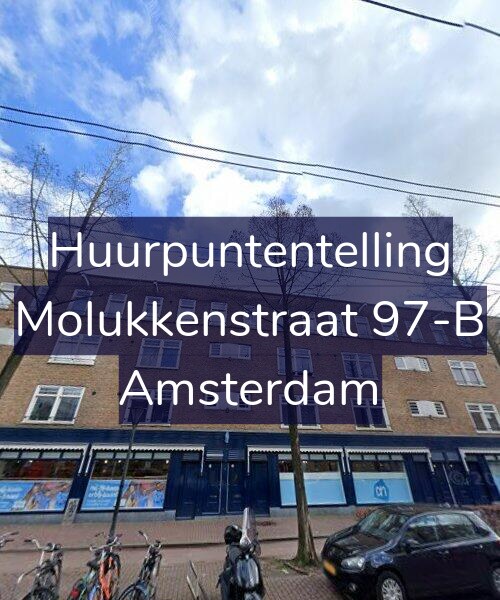 Foto gevel Huurpuntentelling voor Molukkenstraat 97-B, Amsterdam