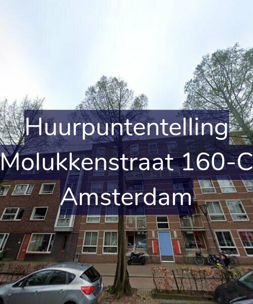 Foto gevel Huurpuntentelling voor Molukkenstraat 160-C, Amsterdam