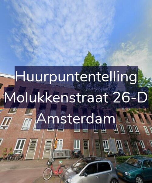 Foto gevel Huurpuntentelling voor Molukkenstraat 26-D, Amsterdam