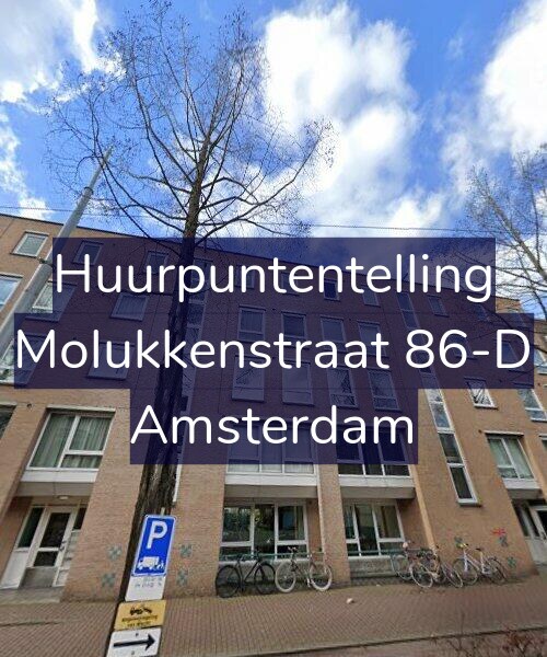 Foto gevel Huurpuntentelling voor Molukkenstraat 86-D, Amsterdam