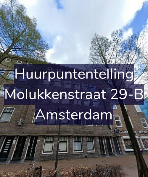 Foto gevel Huurpuntentelling voor Molukkenstraat 29-B, Amsterdam