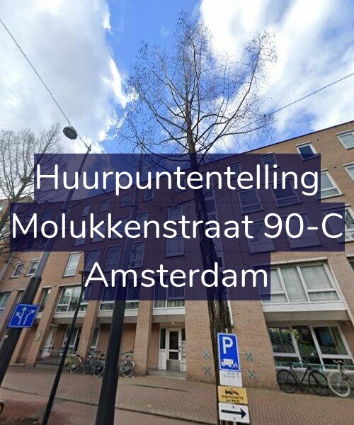 Foto gevel Huurpuntentelling voor Molukkenstraat 90-C, Amsterdam