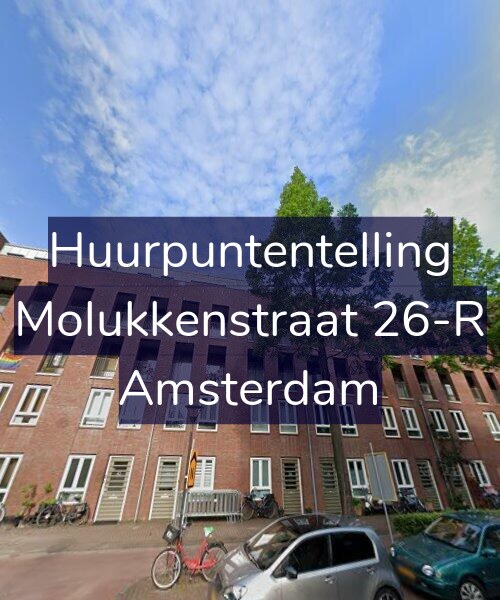 Foto gevel Huurpuntentelling voor Molukkenstraat 26-R, Amsterdam