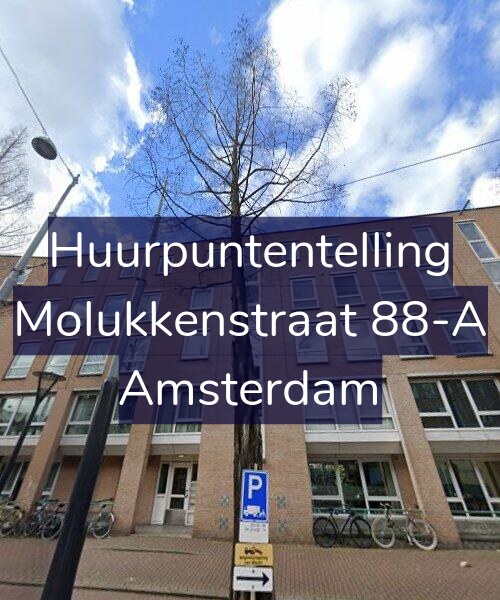 Foto gevel Huurpuntentelling voor Molukkenstraat 88-A, Amsterdam