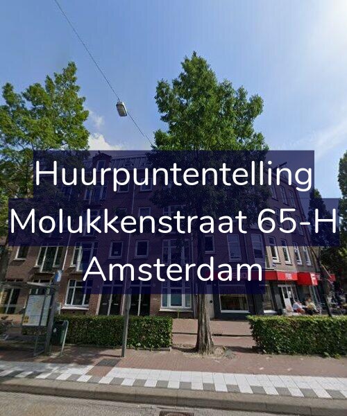 Foto gevel Huurpuntentelling voor Molukkenstraat 65-H, Amsterdam