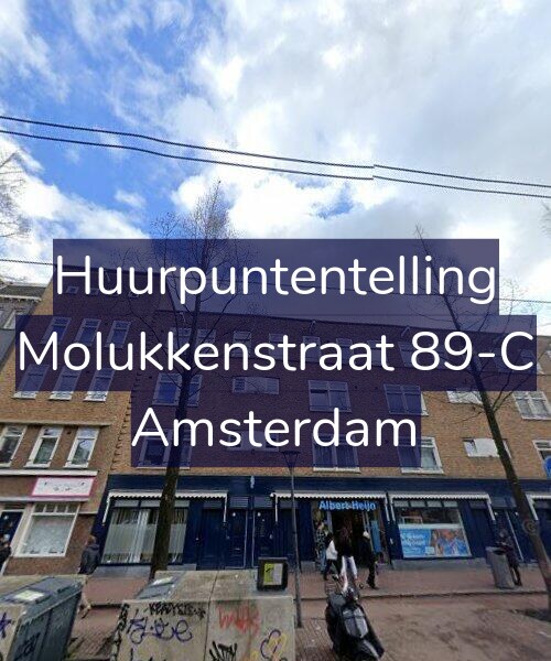 Foto gevel Huurpuntentelling voor Molukkenstraat 89-C, Amsterdam
