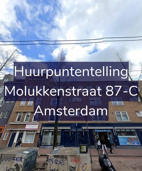 Foto gevel Huurpuntentelling voor Molukkenstraat 87-C, Amsterdam