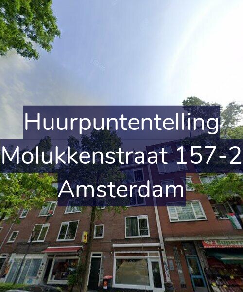 Foto gevel Huurpuntentelling voor Molukkenstraat 157-2, Amsterdam