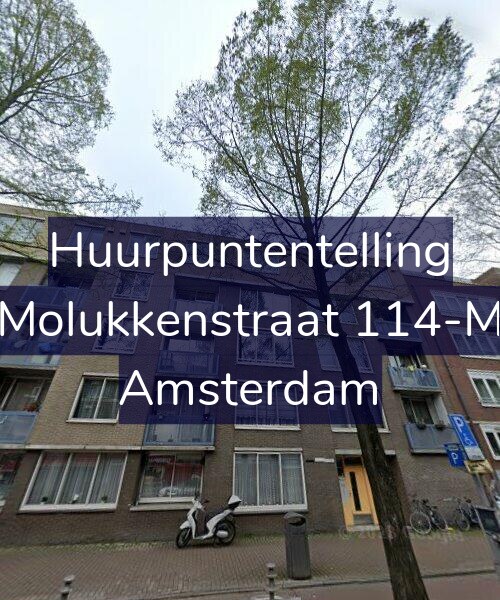 Foto gevel Huurpuntentelling voor Molukkenstraat 114-M, Amsterdam