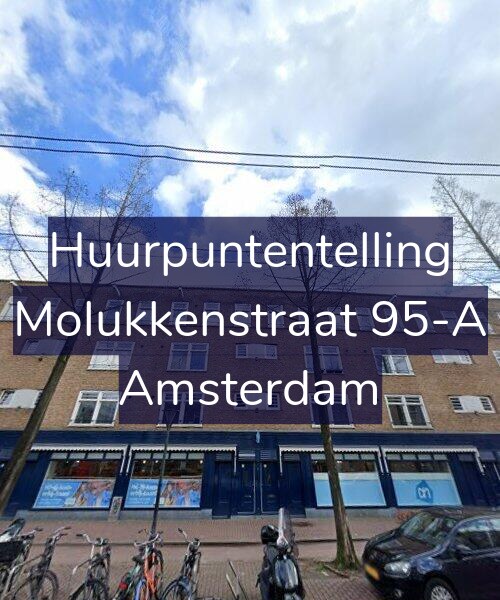 Foto gevel Huurpuntentelling voor Molukkenstraat 95-A, Amsterdam