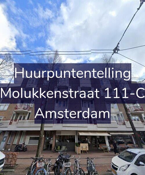 Foto gevel Huurpuntentelling voor Molukkenstraat 111-C, Amsterdam