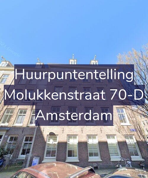 Foto gevel Huurpuntentelling voor Molukkenstraat 70-D, Amsterdam