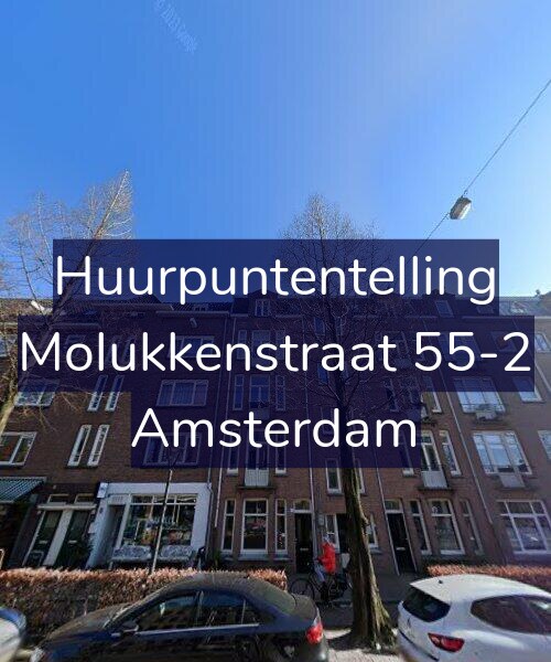 Foto gevel Huurpuntentelling voor Molukkenstraat 55-2, Amsterdam