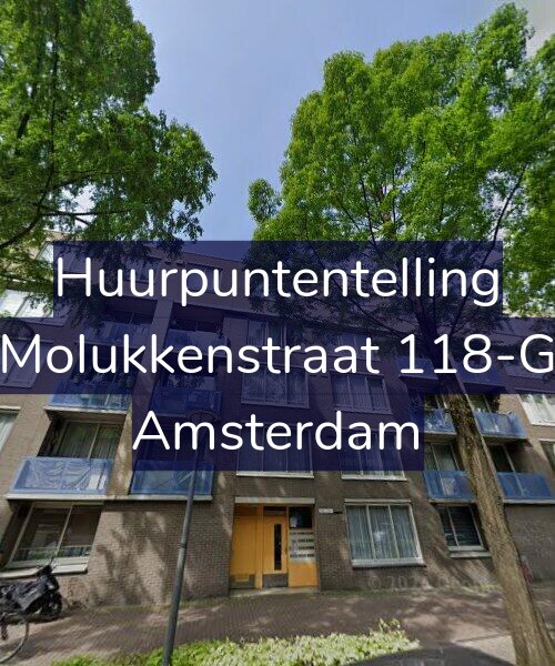 Foto gevel Huurpuntentelling voor Molukkenstraat 118-G, Amsterdam
