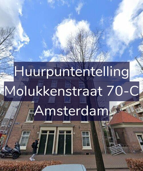 Foto gevel Huurpuntentelling voor Molukkenstraat 70-C, Amsterdam