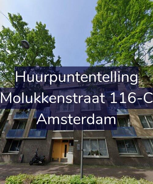 Foto gevel Huurpuntentelling voor Molukkenstraat 116-C, Amsterdam