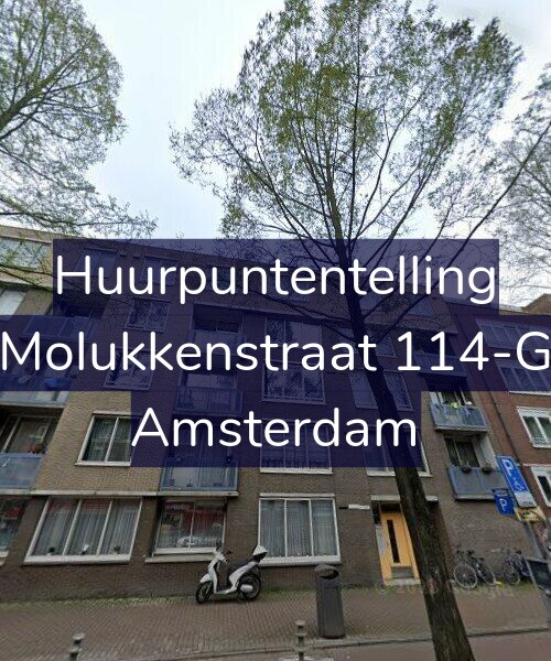 Foto gevel Huurpuntentelling voor Molukkenstraat 114-G, Amsterdam